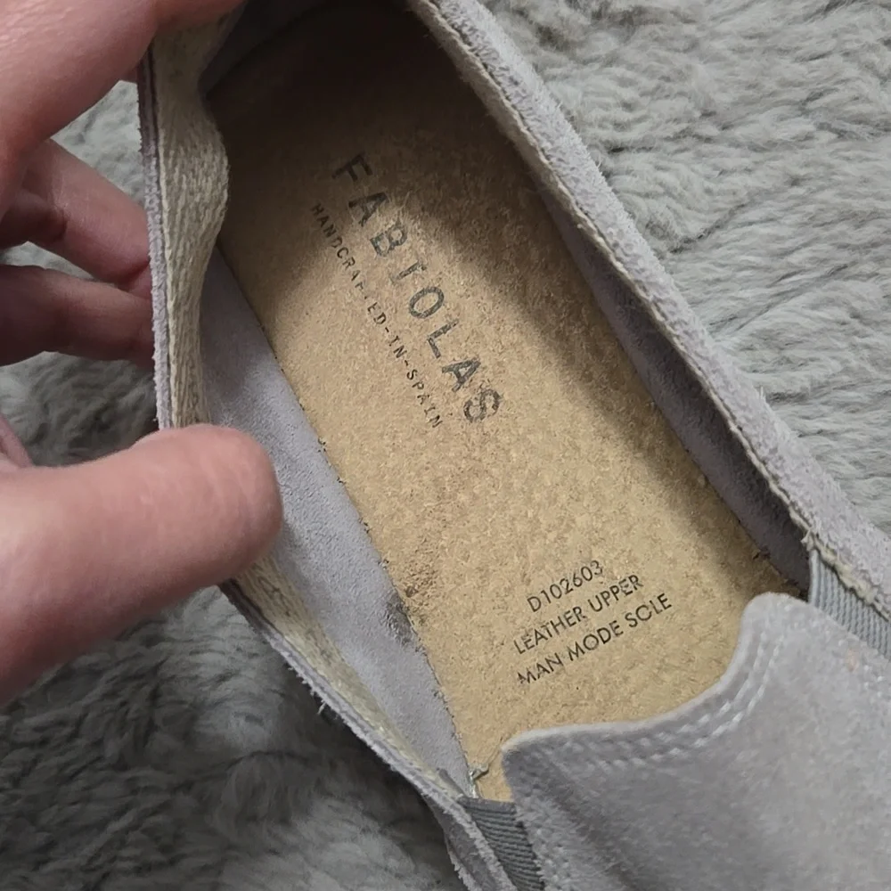 Fabiolas made in Spain handmade suede espadrilles - size 10